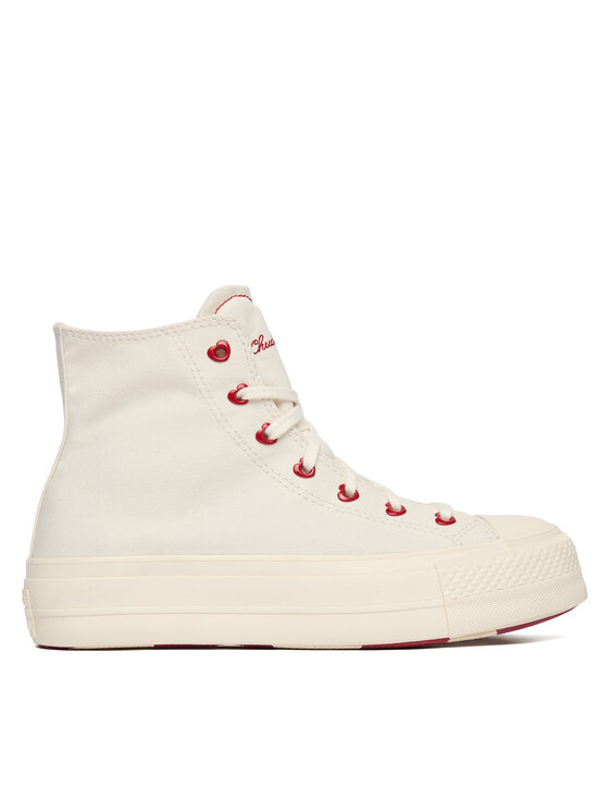 Converse Кеди Converse Chuck Taylor All Star Lift Platform Hearts A19058C Білий