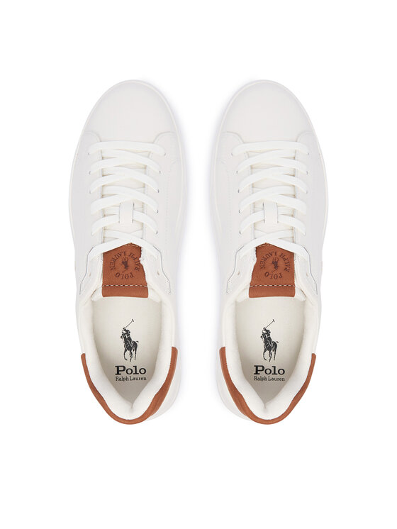 Polo Ralph Lauren Снікерcи Polo Ralph Lauren RLite Court Tumbled 809P07170001 Білий