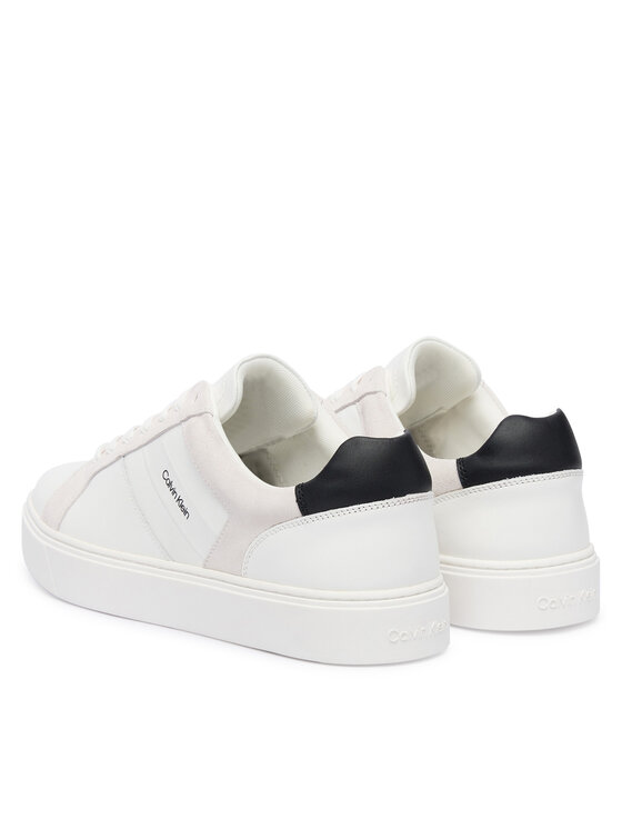 Calvin Klein Αθλητικά Calvin Klein Classic Cupsole Laceup Tape Lth YM0YM01430 Λευκό