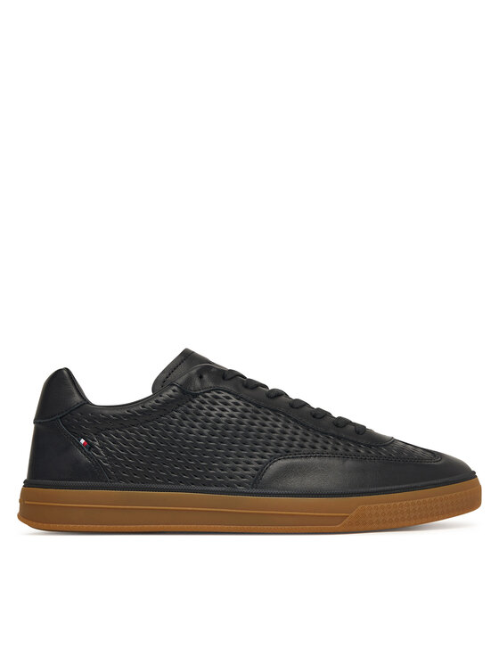 Tommy Hilfiger Sneakersy Tommy Hilfiger Lo Lux Cut Out FM0FM05926 Čierna