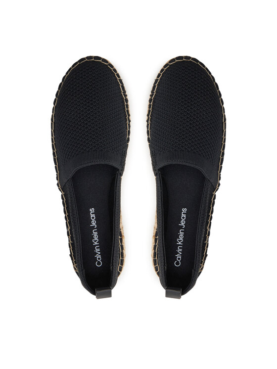 Calvin Klein Jeans Espadrile Calvin Klein Jeans Platform Espadrille Uc YW0YW01377 Črna