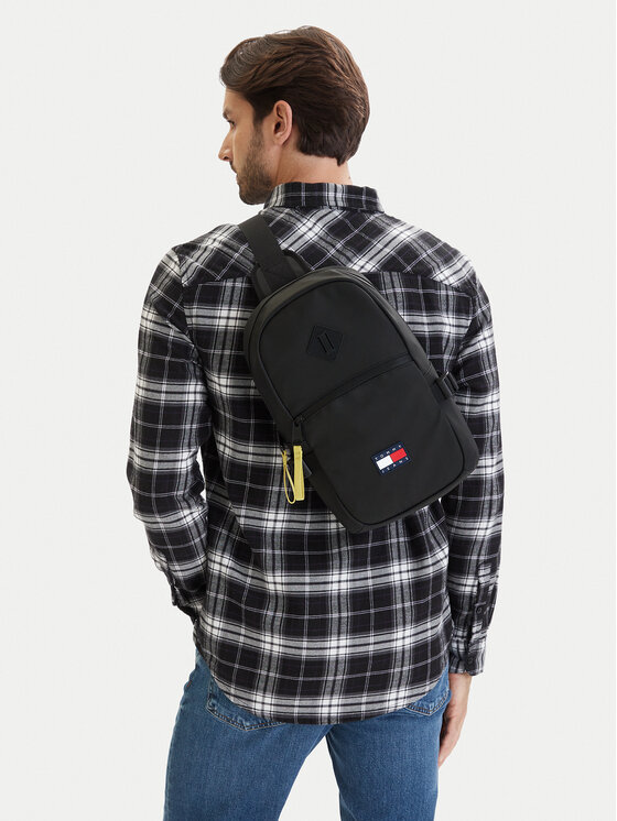 Tommy Jeans Ľadvinka Tommy Jeans Tjm Daily Elevated Sling Bag AM0AM14216 Čierna