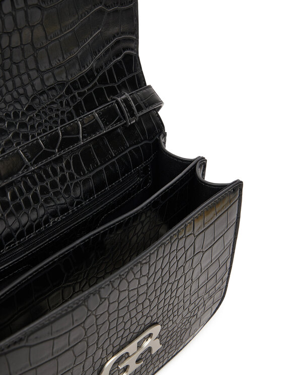 GINO ROSSI Kabelka Gino Rossi CEO-LINA-KQ44-CROCCO Černá
