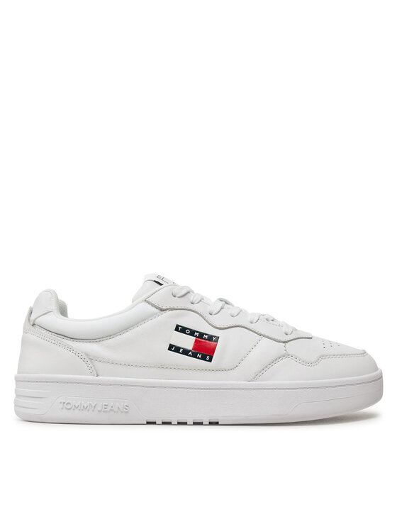 Tommy Jeans Sneakersy Tommy Jeans Tjm Cupsole Leather Ess EM0EM01443 Biela
