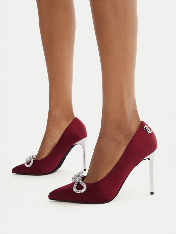 Juicy Couture Szpilki Juicy Couture EO-C5164-1 Bordowy