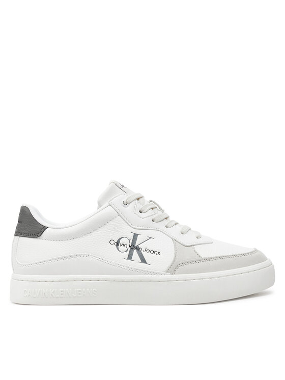 Sneakers Calvin Klein Jeans Classic Cupsole Low Lth Ml YM0YM00885 Bianco