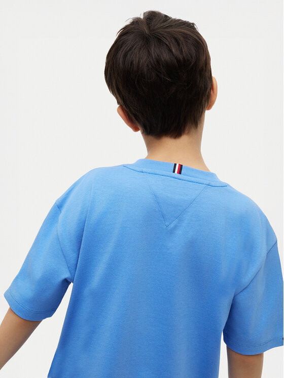 Tommy Hilfiger Tommy Hilfiger Camiseta Heritage KB0KB10340 Azul Regular Fit