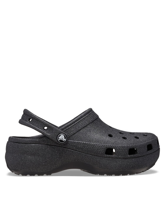 Crocs Шльопанці Crocs Classic Platform Glitter Clog W 207241 Чорний