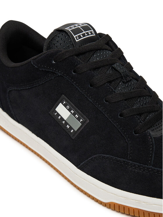 Tommy Jeans Snīkeri Tommy Jeans Tjm Cupsole Long Lace Skate EM0EM01602 Melns