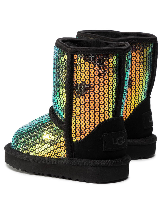 Ugg Снігоходи Ugg T Classic II Stellar Sequin 1112245T Чорний