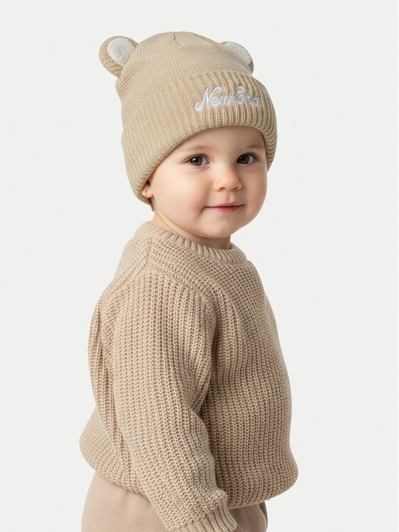 New Era Căciulă New Era Teddy Bear Ears Cuff Knit Beanie 60580874 Bej