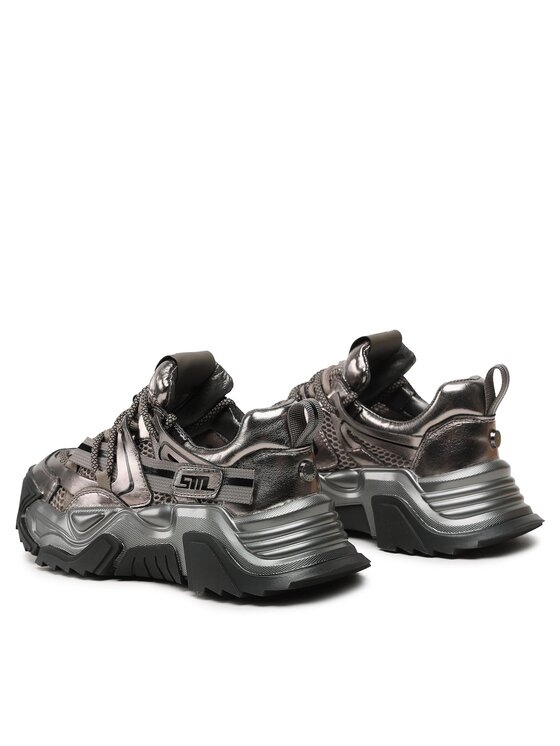 Steve Madden Superge Steve Madden Kingdom Sneaker SM11002519 SM11002519-733 Srebrna
