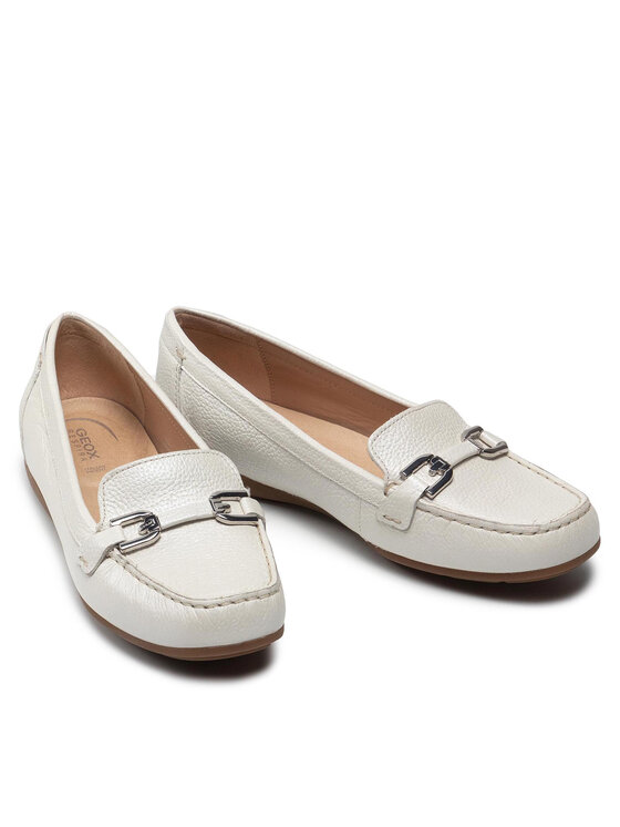 Geox Mocasini Geox D Annytah Moc A D84BMA 000AK C1000 Alb