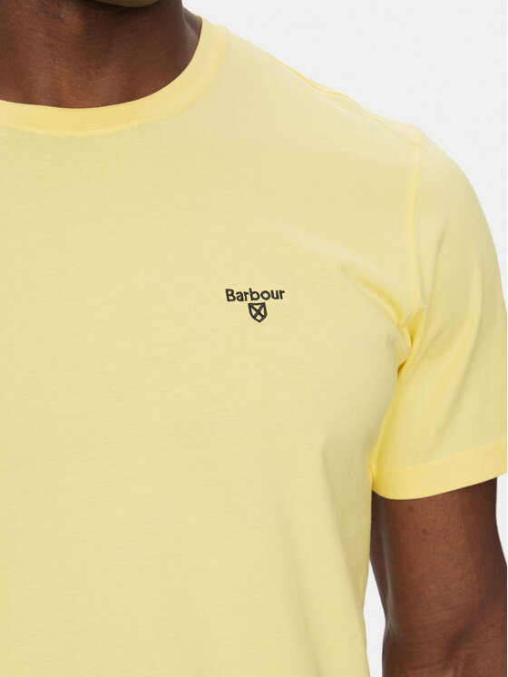 Barbour Barbour T-shirt Essential Sports MTS0331YE36 Giallo Tailored Fit