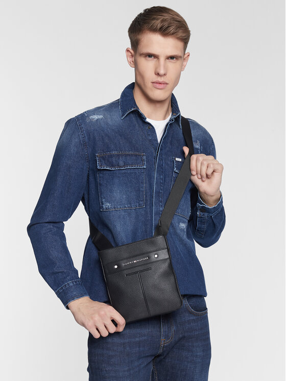 Tommy Hilfiger Bandolera Tommy Hilfiger Th Central Mini Crossover AM0AM10565 Negro