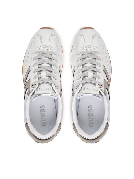 Guess Sneakersy Guess FLTSAP LEM12 Srebrny