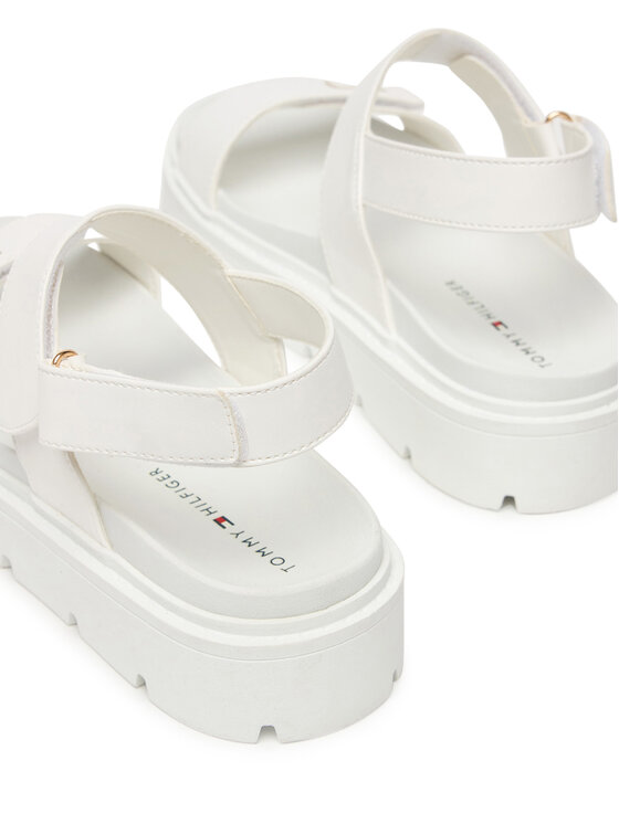 Tommy Hilfiger Sandały Tommy Hilfiger T3A2-34284-0326 Biały