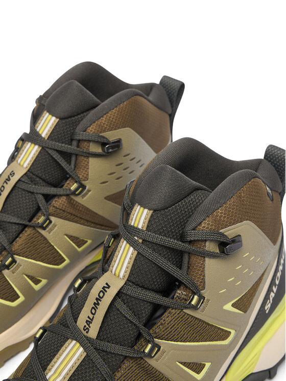 Salomon Trekkingschuhe Salomon X Ultra 360 Edge Mid Gtx L49098600 Grün