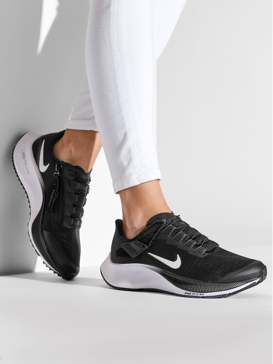 Nike Tekaški čevlji Nike Air Zoom Pegasus 37 Flyease CK8605 003 Črna