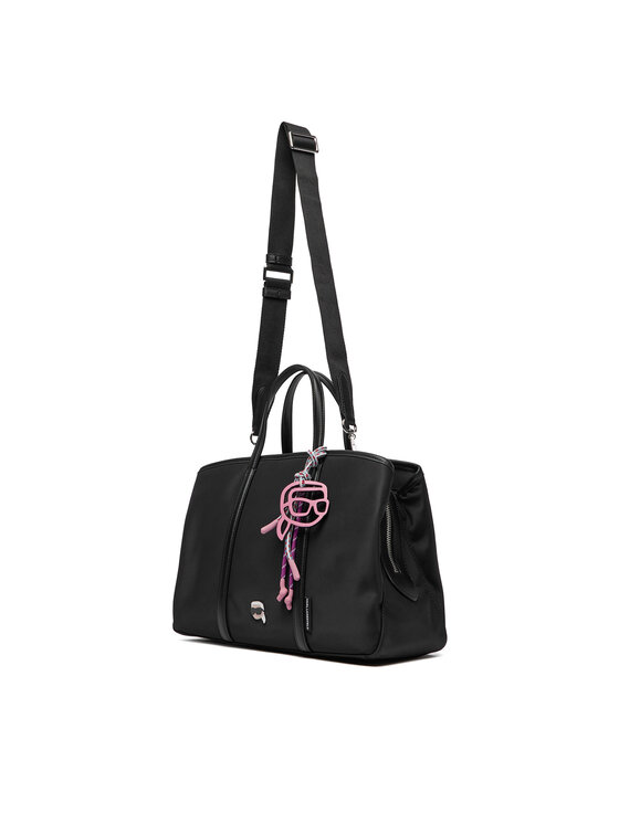 KARL LAGERFELD Ročna torba KARL LAGERFELD A4W30017 Črna