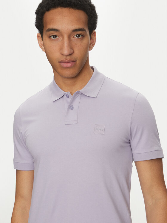BOSS BOSS Поло Passenger 50507803 Фіолетовий Slim Fit