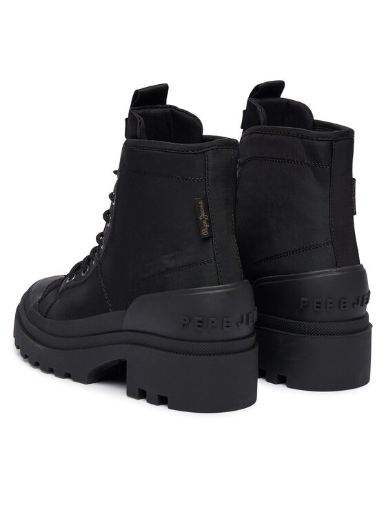 Pepe Jeans Turistická obuv Pepe Jeans Hale City W PLS500007 Černá