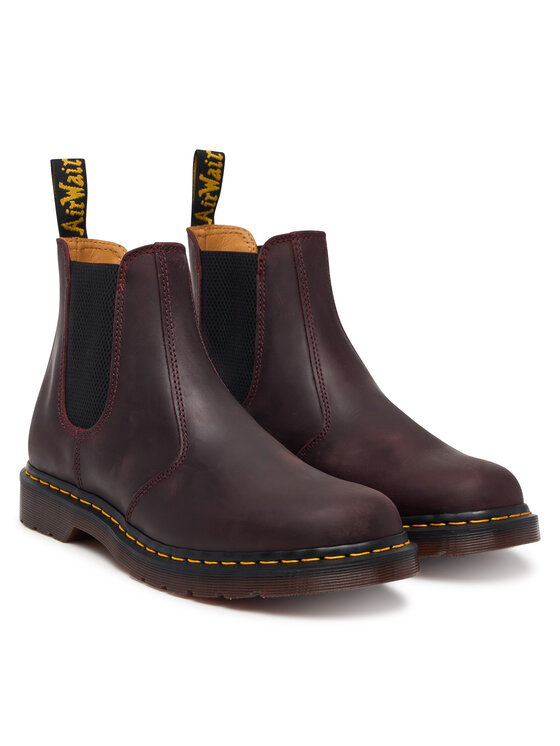Dr. Martens Sztyblety Dr. Martens 2976 YS Crazy Horse  DM27486600 Bordowy