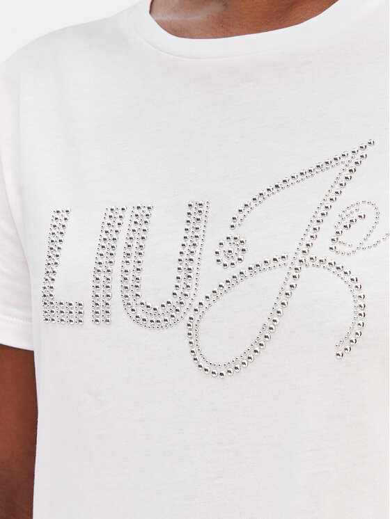 Liu Jo Liu Jo Camiseta WA6491 JS923 Blanco Regular Fit