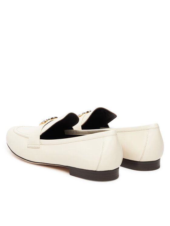 Tory Burch Loafersy Tory Burch Eleanor Loafer 158204 Écru