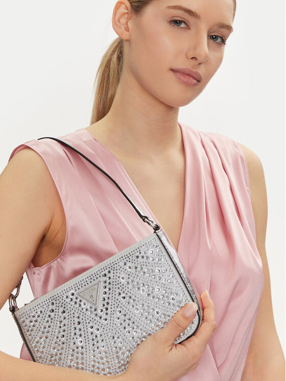 Guess Kabelka Guess HWXY95 28720 Strieborná