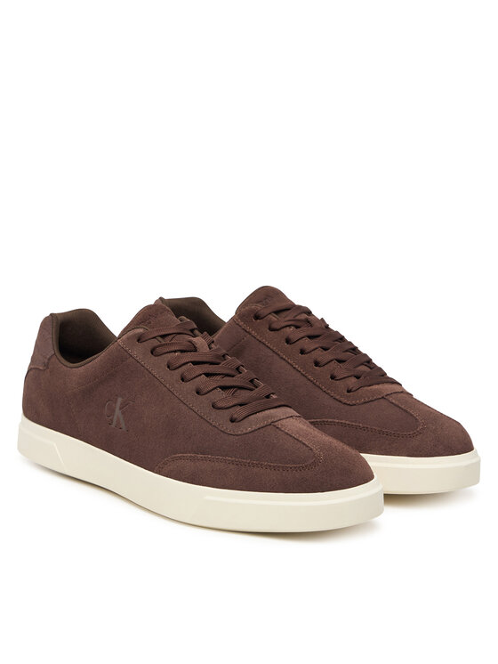 Calvin Klein Αθλητικά Calvin Klein Low Prof Cupsole Laceup Croc Bt HM0HM02285 Καφέ