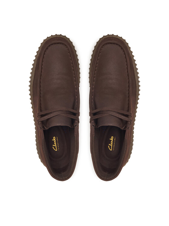 Clarks Туфлі Clarks Torhill Hi 26327242 Коричневий
