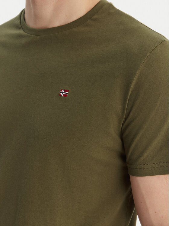 Napapijri Napapijri Camiseta Salis NP0A4H8D Verde Regular Fit