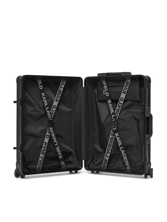 KARL LAGERFELD Kabínový kufor KARL LAGERFELD A1W30462 Čierna