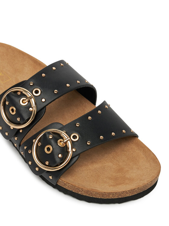 ONLY Shoes Шльопанці ONLY Shoes Onlmaxi-15 Pu Studs Buckle 15341190 Чорний
