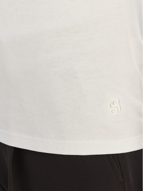 BOSS BOSS Camiseta Evyta 50561508 Blanco Slim Fit