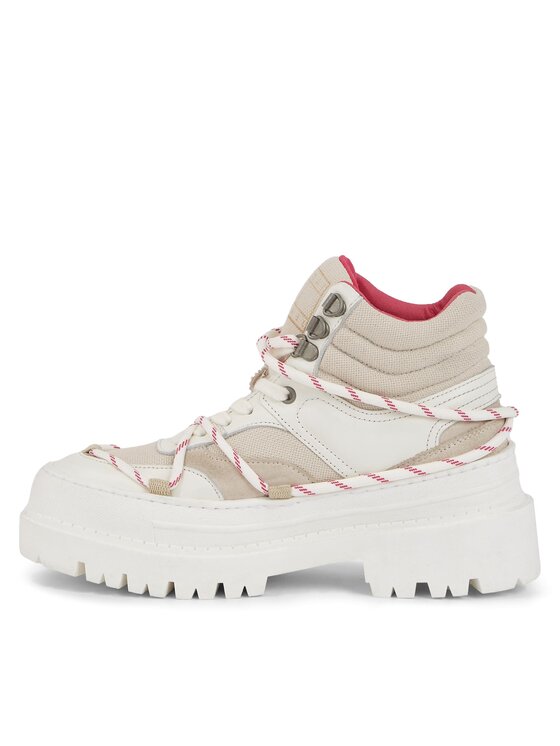 Tommy Jeans Outdoorová obuv Tommy Jeans Tjw Hybrid Boot EN0EN02338 Biela