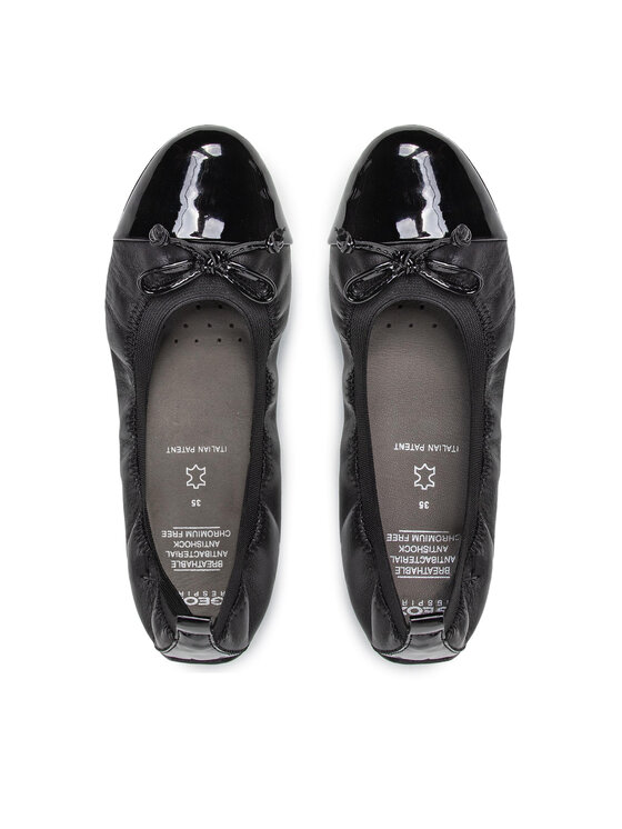 Geox Baleríny Geox J Piuma Bal F J11B0F 03902 C9999 D Černá