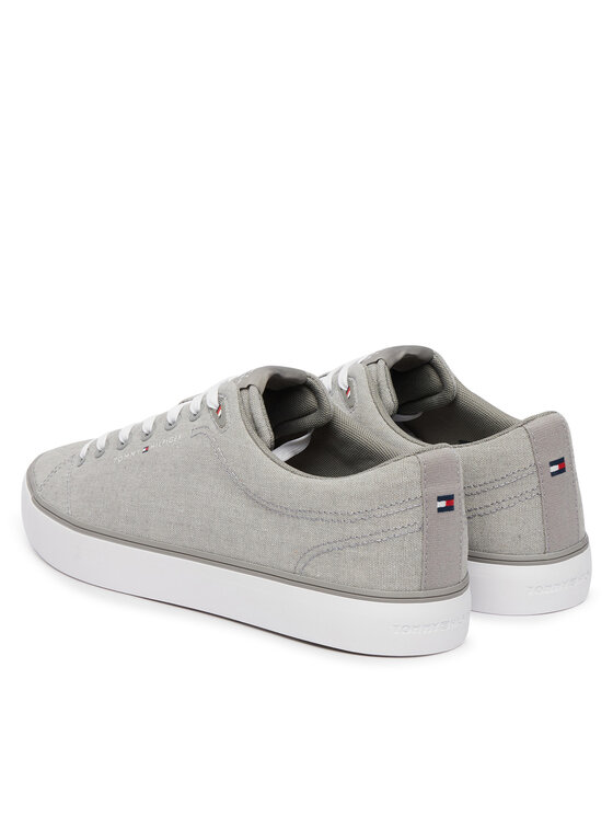 Tommy Hilfiger Гуменки Tommy Hilfiger Th Hi Vulc Core Low Chambray FM0FM05818 Сив