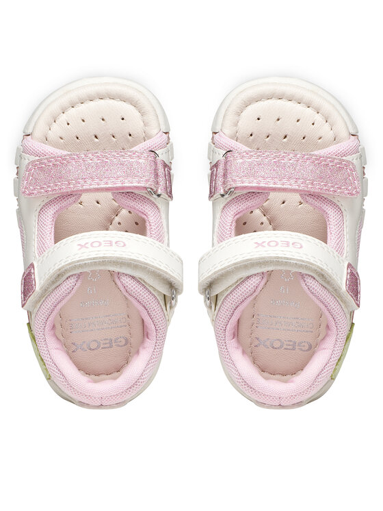 Geox Σανδάλια Geox B Sandal Iupidoo Gir B6517A 054GN C0406 Λευκό