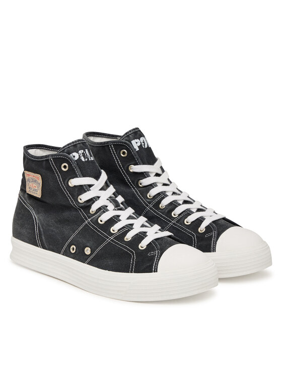 Polo Ralph Lauren Кеди Polo Ralph Lauren Ayers Mid Sk Ltl 809P07628003 Чорний