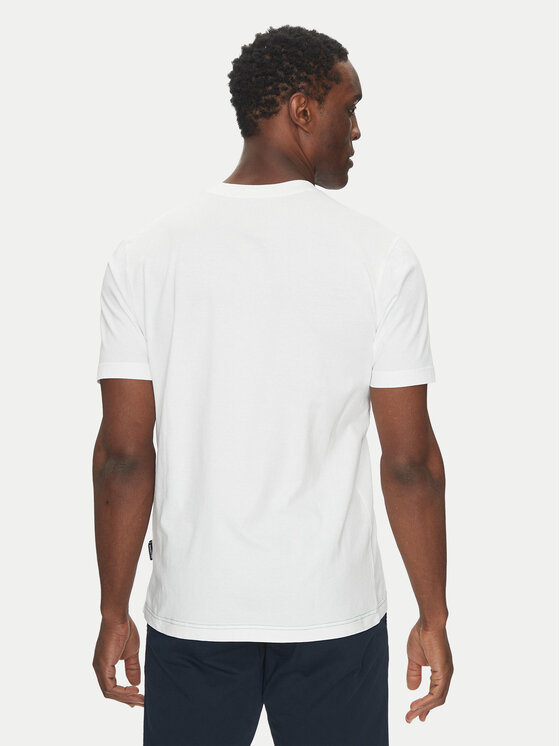 Hechter Paris Hechter Paris T-shirt 75014 151919 Bijela Regular Fit