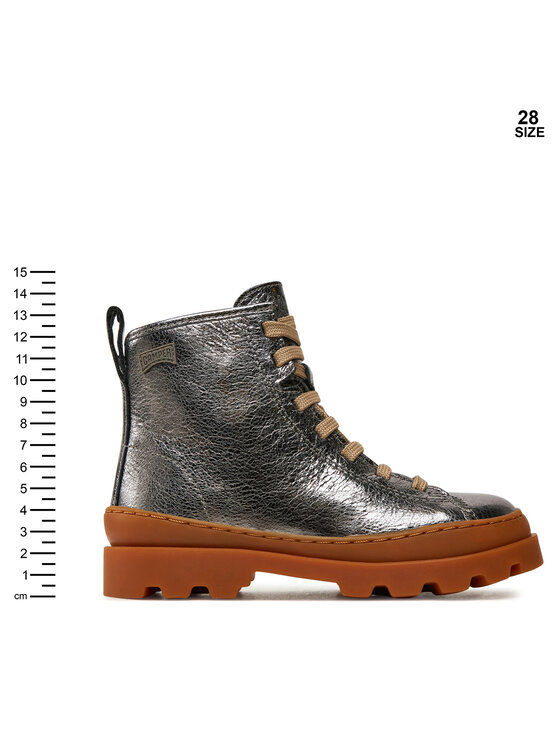 Camper Šnurovacia obuv Camper K900179-020 S Sivá