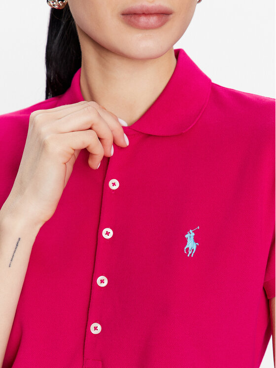 Polo Ralph Lauren Polo Ralph Lauren Polo majica 211870245034 Roza Slim Fit