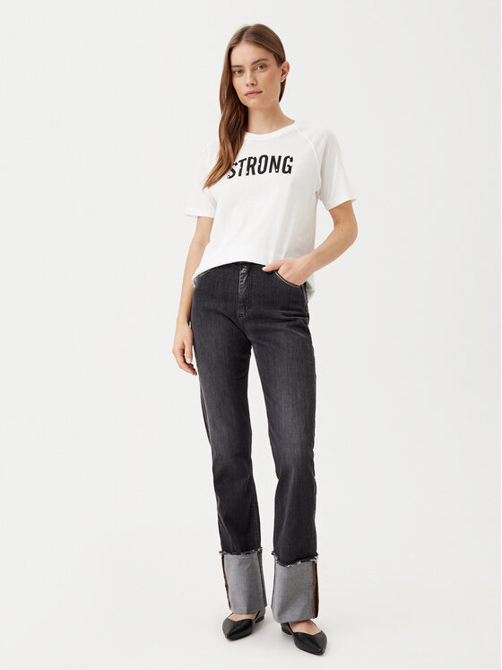 JDY JDY Футболка Nina 15342612 Білий Loose Fit