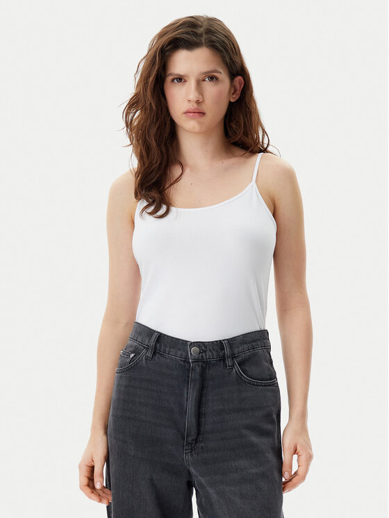 Gap Gap Топ 701570-01 Білий Slim Fit