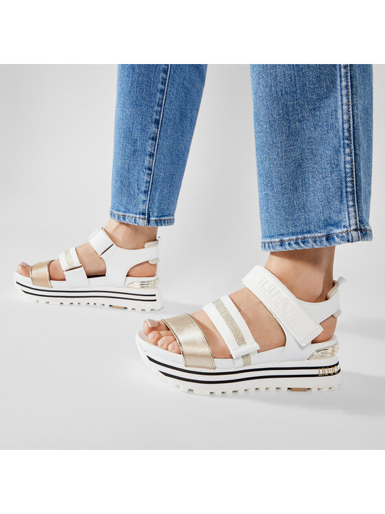 Liu Jo Szandál Liu Jo Maxi Wonder Sandal 7 BA1073 EX110 Fehér