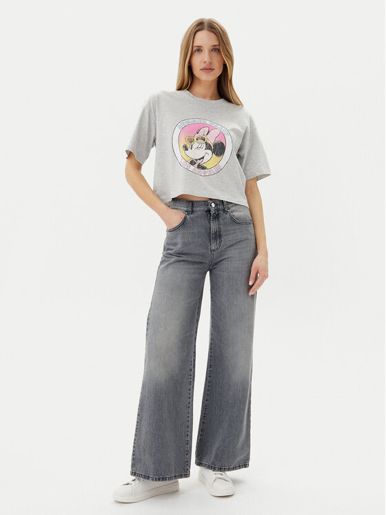 ONLY ONLY T-shirt Mickey Minnie 15348126 Siva Regular Fit