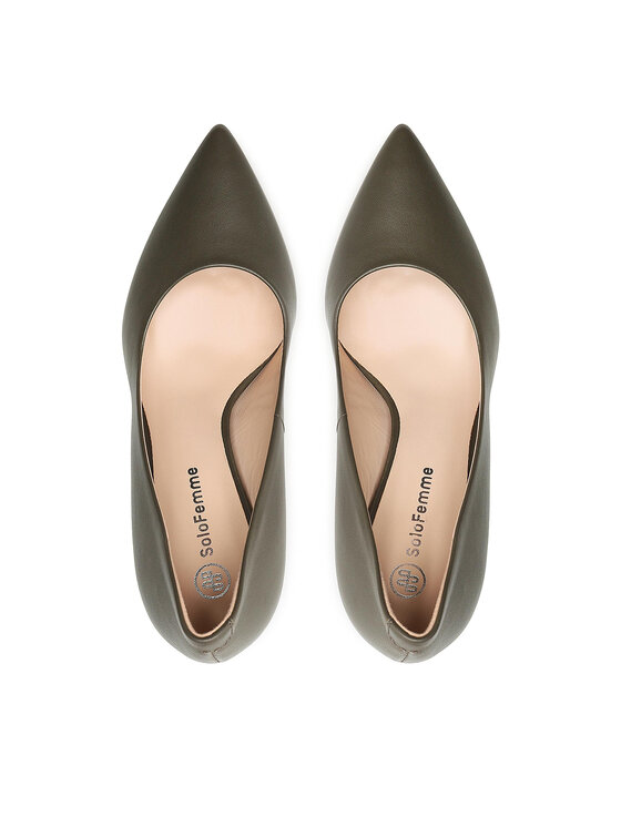 Solo Femme Nizki čevlji Solo Femme 75403-8A-N60/000-04-00 Zelena