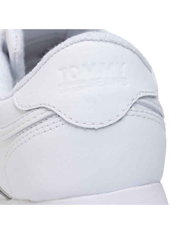 Tommy Jeans Сникърси Tommy Jeans High Cleated Flag Sneaker EN0EN00784 Бял